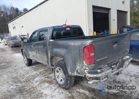 2022 Chevrolet Colorado 4Wd Short Box Wt z USA, uszkodzony, nr VIN 1GCGTBEN7N1261083